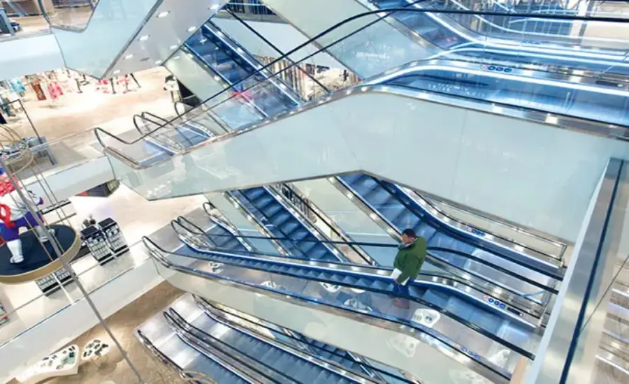 Escalator in Mall